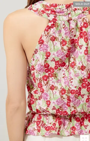 NWT FLORAL BOUTIQUE TOP Multi thumbnail 4