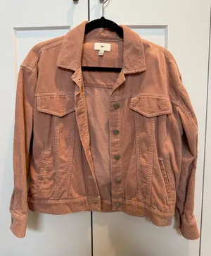 BP Women's Corduroy Trucker Jacket - Dusty Rose thumbnail 1