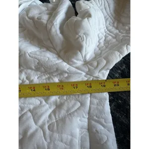 Dick's Sporting Goods DSG Women's Small Hooded Full Zip Sweatshirt White Quilted thumbnail 7