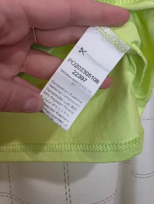 Floerns Double Choker Halter Top Green Size M thumbnail 5