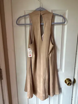 Olivaceous Seude like Dress thumbnail 2