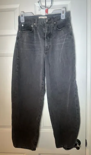 Madewell‎ Balloon Charcoal Jeans thumbnail 1