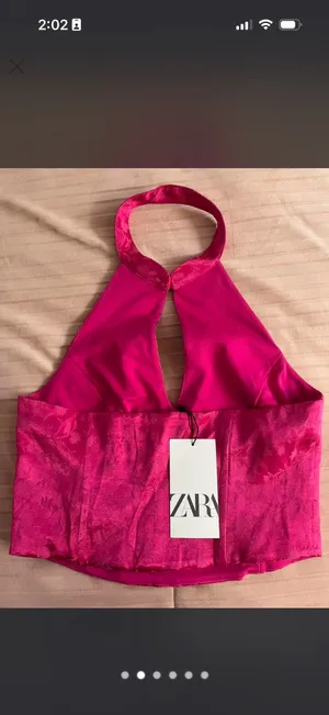 Pink Zara halter neck top thumbnail 5