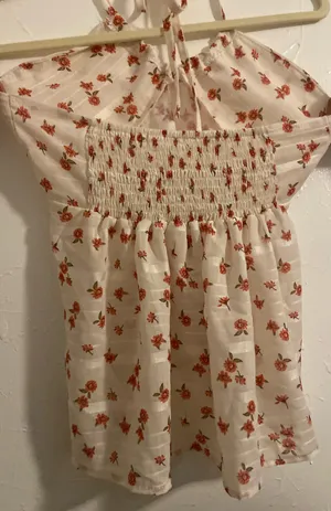 Flowy halter top White thumbnail 2
