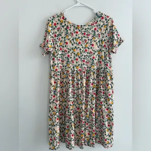 Ninexis Floral Dress/Oversized Shirt Sz L thumbnail 3