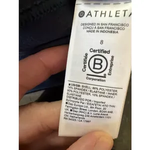 Athleta Performance Skort Navy Sz 8 Athletic Pockets Skirt Shorts Golf Tennis thumbnail 10
