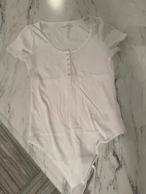 Abercrombie Ribbed Henley Bodysuit thumbnail 1