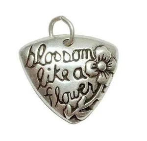 925 Sterling Silver Blossom Like a Flower pendant Charm thumbnail 1