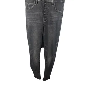 Levi's Black One Piece Carpenter BIB Tapered Leg Denim Jean Overall Women Sz 26 thumbnail 4