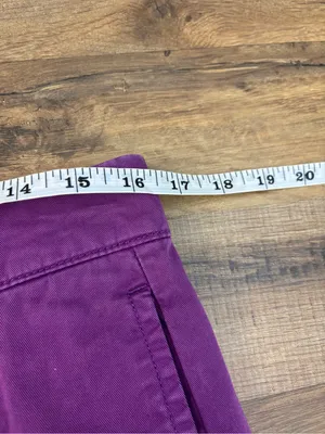 Urban Outfitters Wide Leg Cotton Chino Pant Purple Women’s thumbnail 6