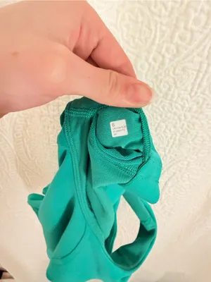 lululemon athletica Teal Crop Tank thumbnail 4
