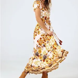 TALISMAN Rhiannon Boho Maxi‎ Dress size xl thumbnail 11