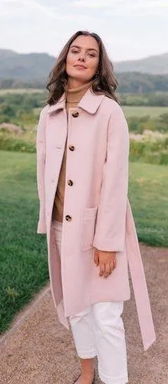 GAL MEETS GLAM COLLECTION Hadley Wool blend Coat-L thumbnail 1