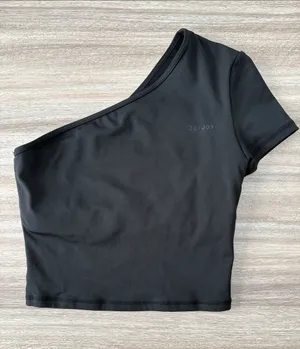 Jo + Jax One Shoulder Performance Dance Top Women Size 2-4 Small thumbnail 1