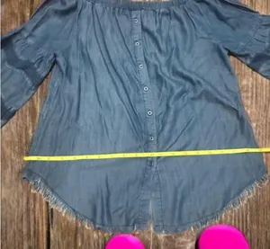 Chelsea & Theodore Blue Denim Pants thumbnail 1