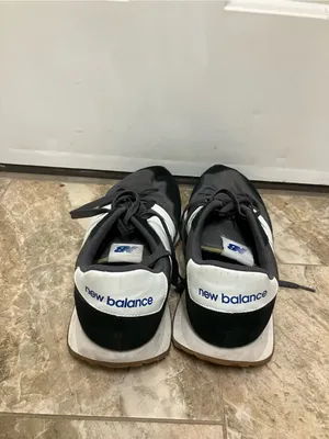 New Balance Black, White & Gray Retro Low-Top 237 Sneakers thumbnail 2