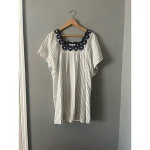Madewell Striped Tunic Dress thumbnail 4