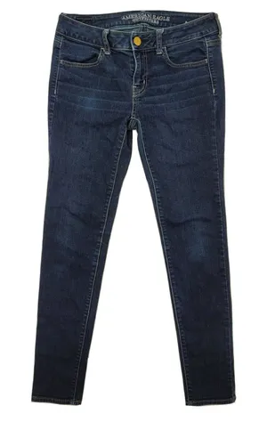 American Eagle Jeans Womens 4 Regular (29x28)‎ Blue Jegging Skinny Stretch Denim thumbnail 1