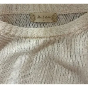 Altar'd State‎ Cropped Bell Sleeve Sweater Women's M Cream Knit Boho Top thumbnail 4