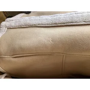 Esprit Sherpa Lined Hooded Jacket Beige Soft Fleece Full‎ Zip Women L thumbnail 3