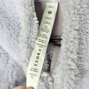 Lululemon Scuba Oversized Fleece Funnel Neck Half Zip Lilac Purple Size XS/S thumbnail 8