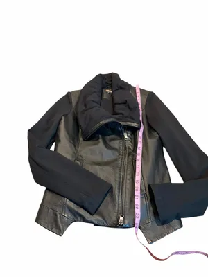 TALIA HANCOCK leather jacket Black thumbnail 2