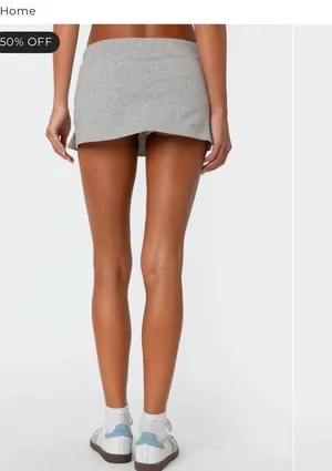 Edikted Grey Skirt Mini thumbnail 3