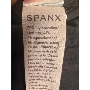 Spanx Sunshine Shorts Women Large Black Stretch Activewear Golf Pull on thumbnail 7