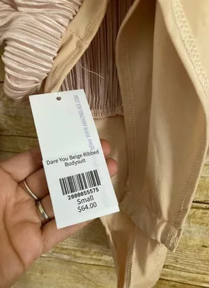 NWT Elegant Pleated Bodysuit  thumbnail 9