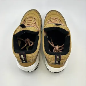 Nike Air Max 97 OG Golden Bullet Metallic‎ Gold DQ9131-700 Womens 8 Sneakers thumbnail 8