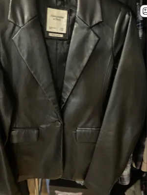 Abercrombie Vegan leather Blazer thumbnail 1