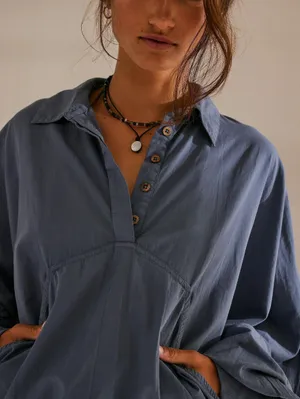 Free People NWT  Haru Pullover in flint stone. Size Small thumbnail 4