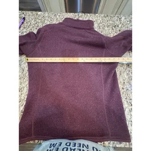 Patagonia Better Sweater Womens Plum 1/4 Zip Fleece Size XL Preppy Outdoors thumbnail 7