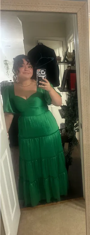 Green formal dress Size L thumbnail 2
