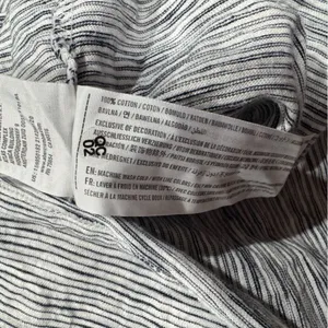 Abercrombie and Fitch Striped Embroidered Shoulder Mini Dress Women’s Small thumbnail 2