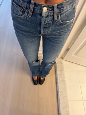 RE/DONE High-Rise ripped Jeans thumbnail 4