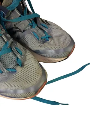 Saucony Women's Sky Blue and Teal Running Shoes Everun lace up blue retro thumbnail 5