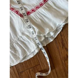 Muche muchette white gauze embroidered swing dress thumbnail 8