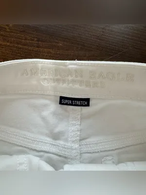American eagle super high rise shortie Jean shorts. Super stretch size 2. thumbnail 3
