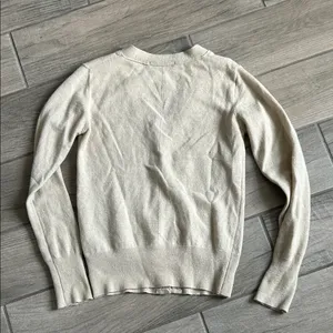 Mary Jane Cream Cardigan Sweater thumbnail 6