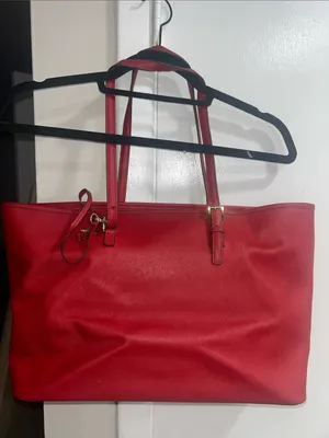 Michael Michael Kors Red large Jet Set leather tote bag thumbnail 2