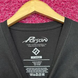 Poison Power to the People Poster Heavy Metal Band Tee XL thumbnail 4
