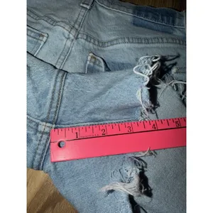 Abercrombie & Fitch Juniors Sz 2 26 High Rise Mom Shorts Curve Love Distressed thumbnail 5