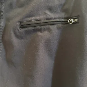 Lululemon Black Shine Elastic Waist Slim Leg Trouser Pants Size 4 thumbnail 7