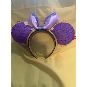 Handmade Disney Rapunzel Tangled Flower Braid Headband Ears thumbnail 5