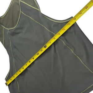 LuLuLemon Olive Green Mesh Detail Athletic Tennis Pickleball‎ Crop Tank Size S/M thumbnail 8