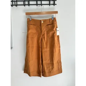 Anthropologie Maeve Colette Linen Blend High Rise Longline Shorts Size 25 NWT thumbnail 2