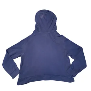Pact Hoodie Women Large Blue Good‎ Organic Cotton Cropped French Terry Pullover thumbnail 4