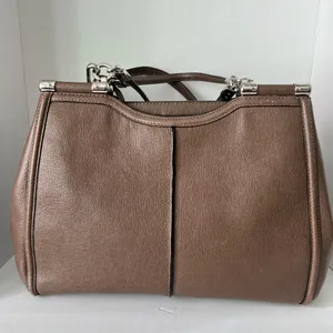 Coach Brown Leather Women's Bag thumbnail 2