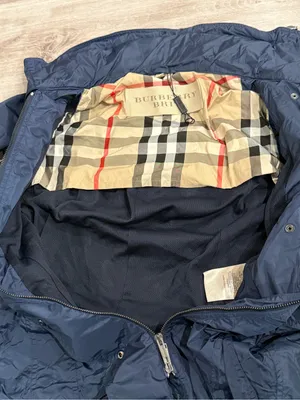 Burberry Brit Women's Navy Blue Utility Hooded Jacket: Size XS-S thumbnail 8